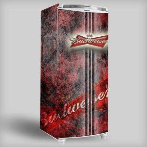 Envelopamento de Geladeira tema Bud m2