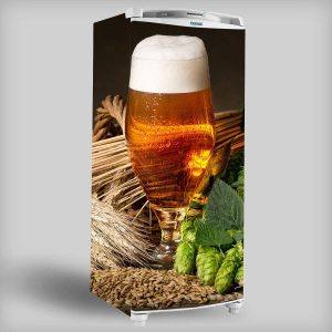Envelopamento de Geladeira tema Cerveja mod2