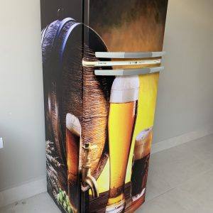 Envelopamento de Geladeira tema Cerveja mod3