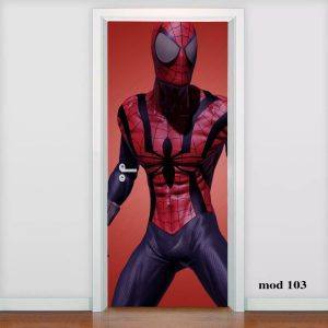 Adesivo Para Portas Homen Aranha