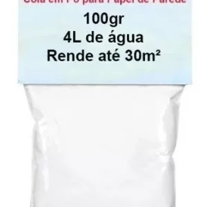 Cola Em Pó Para Papel de Parede 100g